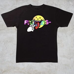 Vlone Friends Lsd Smiley Face Tee-Shirt T Shirt ,Streetwear Acid Rare Size: M-XL